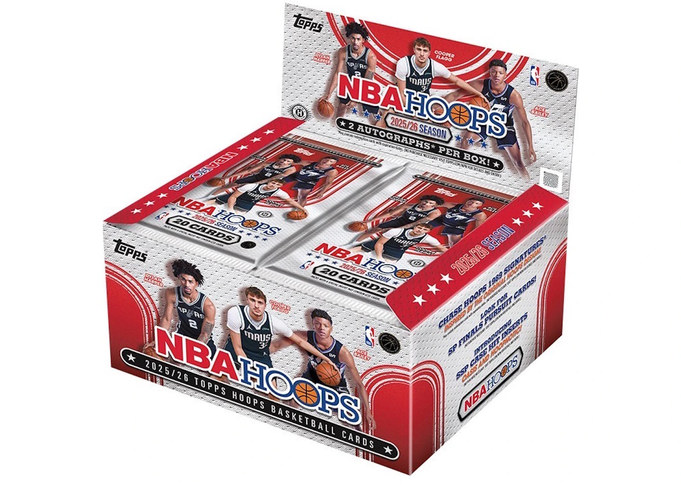 2026 Topps NBA Hoops Basketball Hobby Jumbo Box - main view