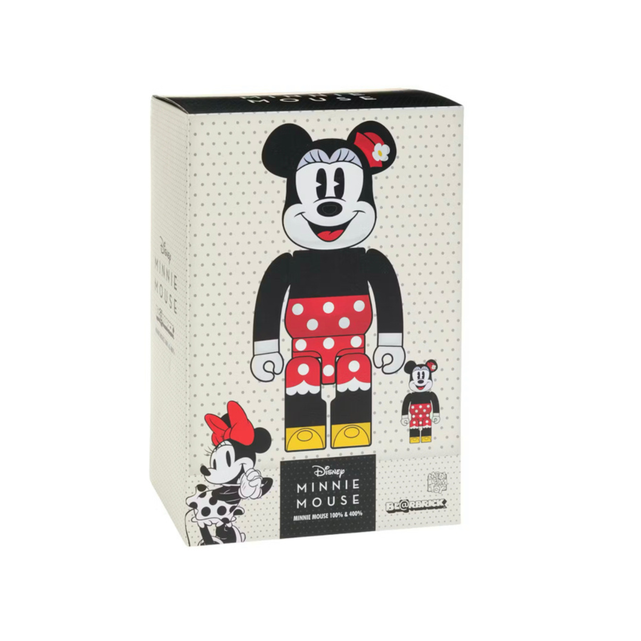 Bearbrick x Disney Minnie Mouse 100% & 400% Set