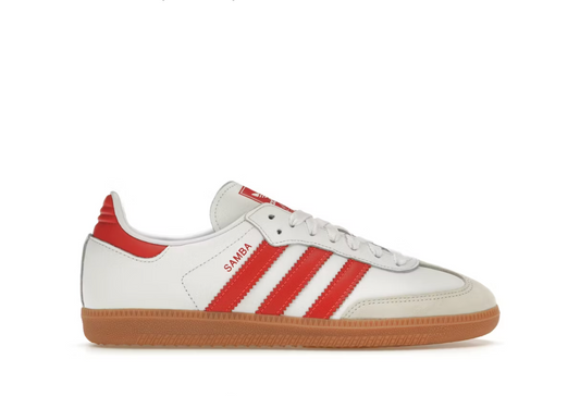 Adidas Samba OG White Solar Red Gum