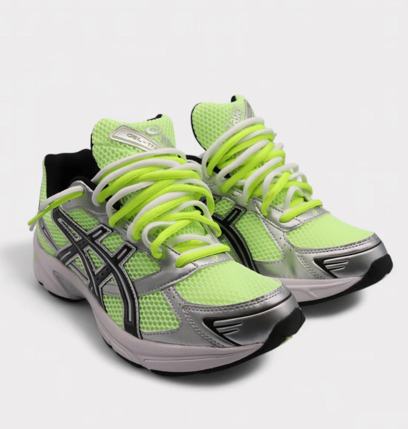 ASICS Gel-1130-Neon Pack Green Double Laces