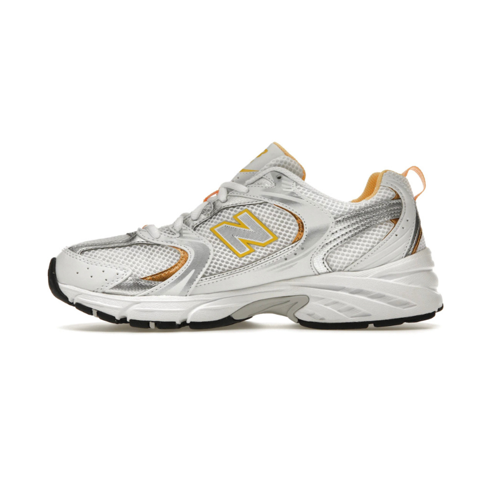 New Balance 530 White Apricot Silver