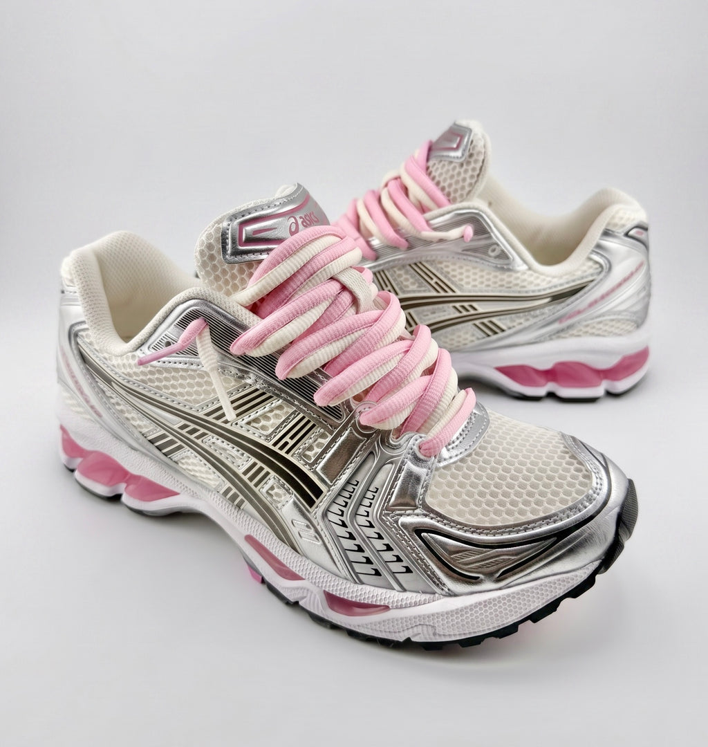 ASICS GEL-Kayano 14-Cream Sweet Pink Double Laces