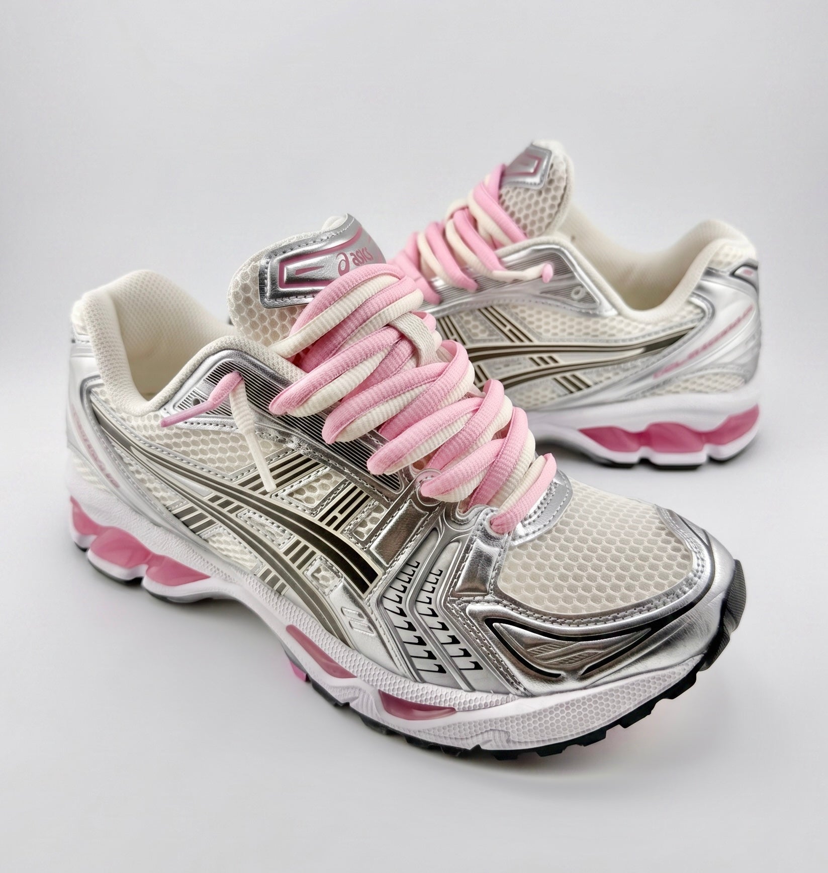 ASICS GEL-Kayano 14-Cream Sweet Pink Double Laces