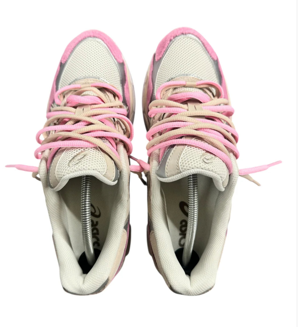 ASICS Gel-NYC-Cream Mineral Beige Pink Double Laces