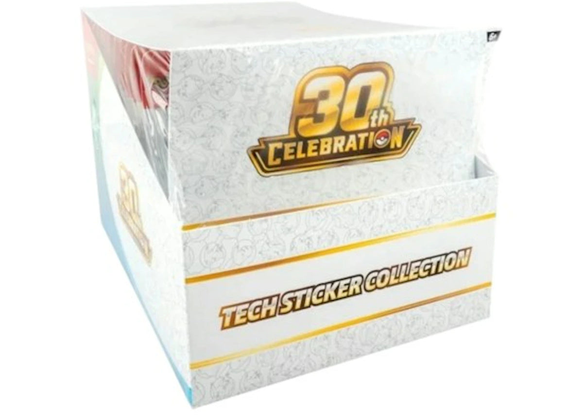 2026 Pokémon Mega Evolution 30th Celebration Sealed 12 Ct. Sticker Collection - main view