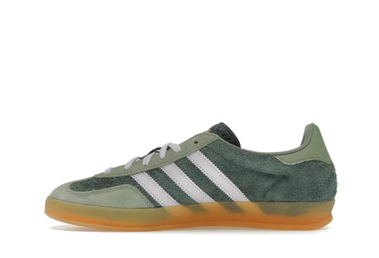 Adidas Gazelle Indoor Mineral Green Silver Dawn