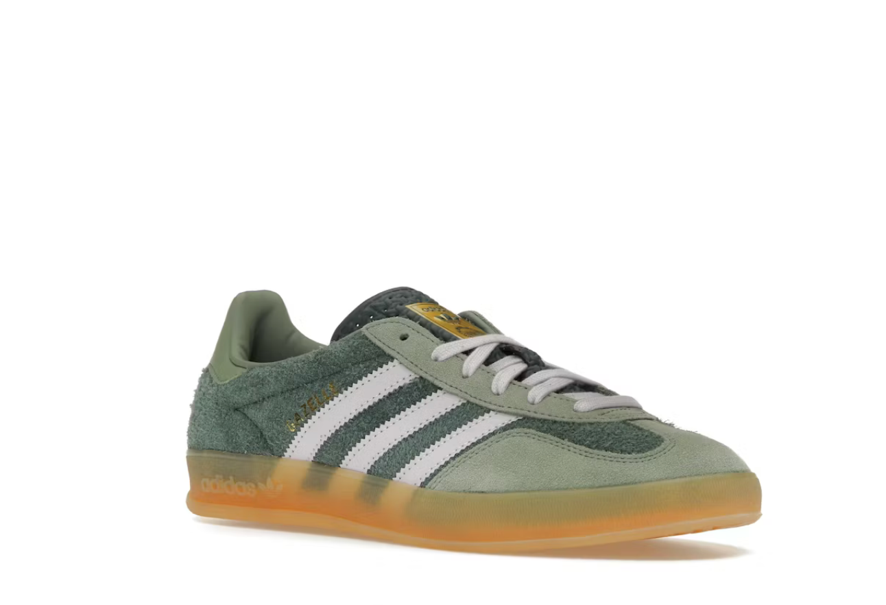 Adidas Gazelle Indoor Mineral Green Silver Dawn