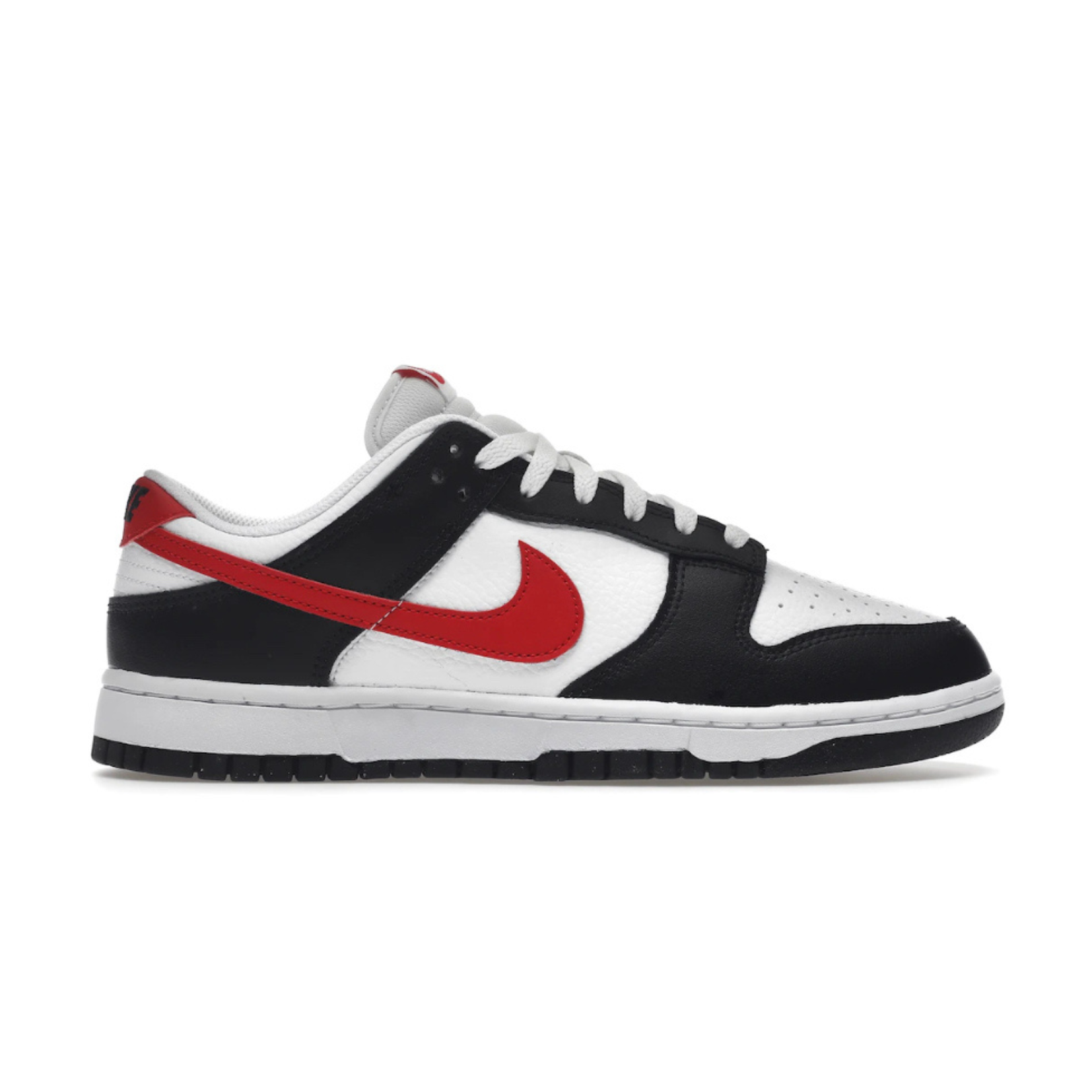 Nike Dunk Low Red Swoosh Panda