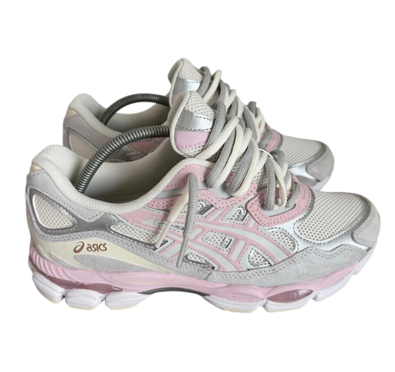 ASICS Gel-NYC Concrete Barely Rose Double Laces