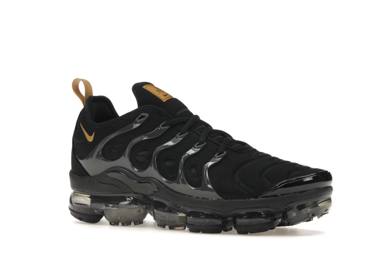 Nike Air VaporMax Plus Black Metallic Gold Anthracite