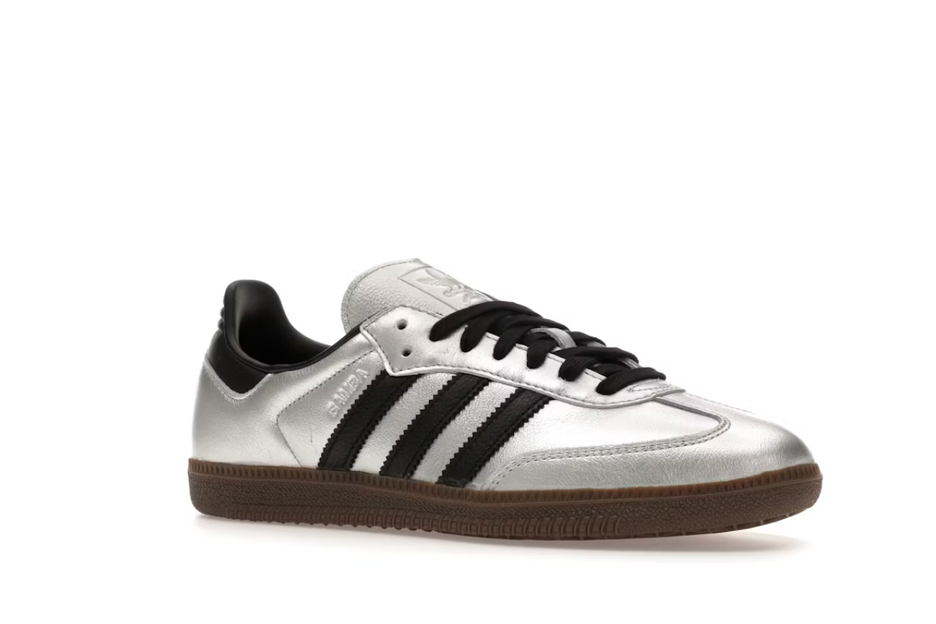 Adidas Samba OG Silver Metallic Core Black