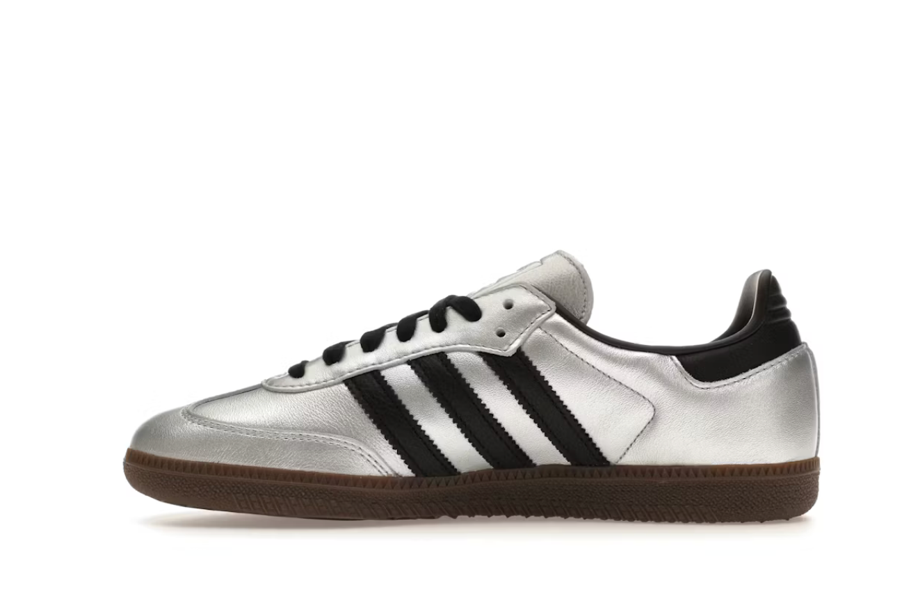 Adidas Samba OG Silver Metallic Core Black