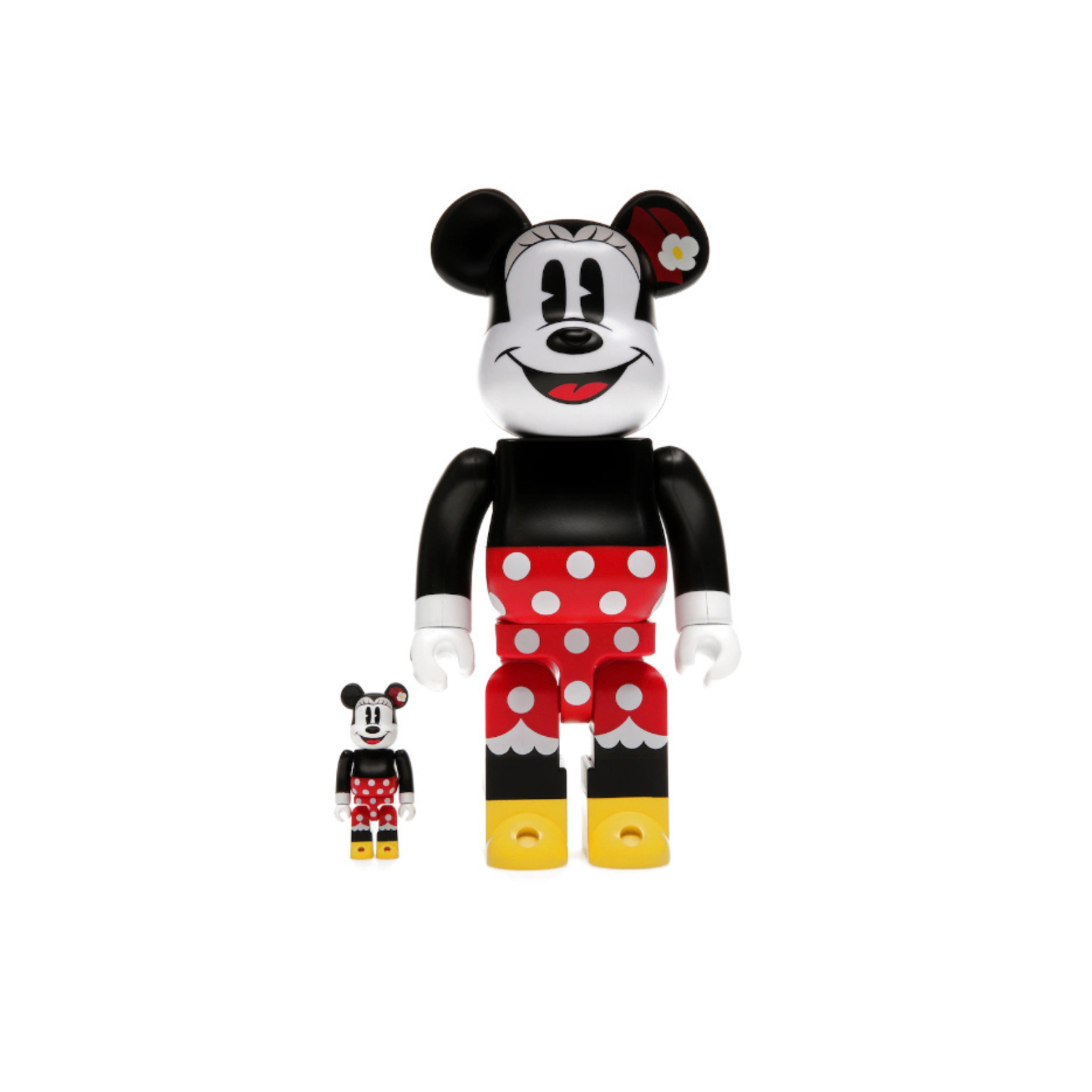 Bearbrick x Disney Minnie Mouse 100% & 400% Set