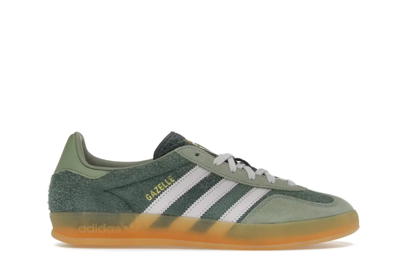 Adidas Gazelle Indoor Mineral Green Silver Dawn