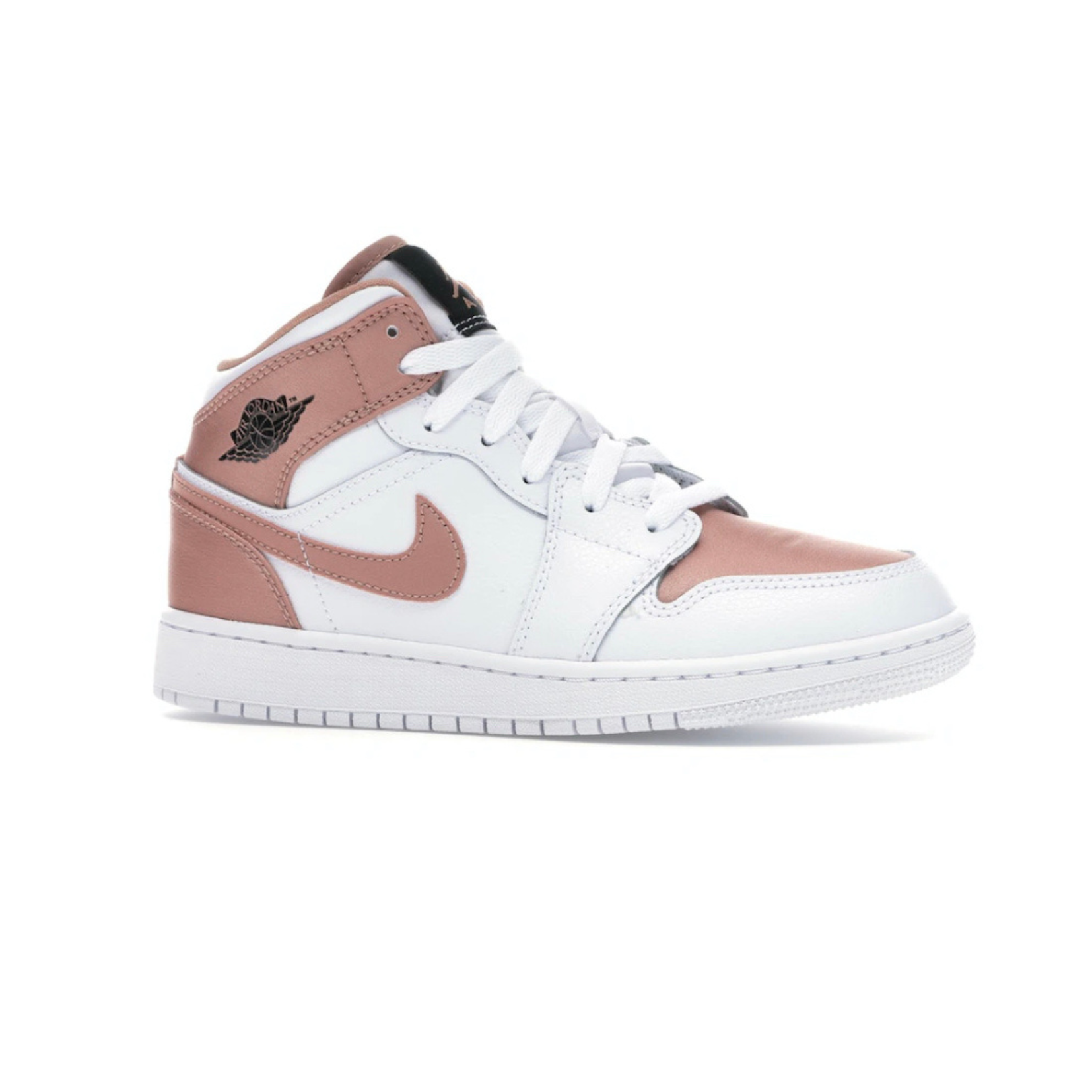 Jordan 1 Mid White Rose Gold