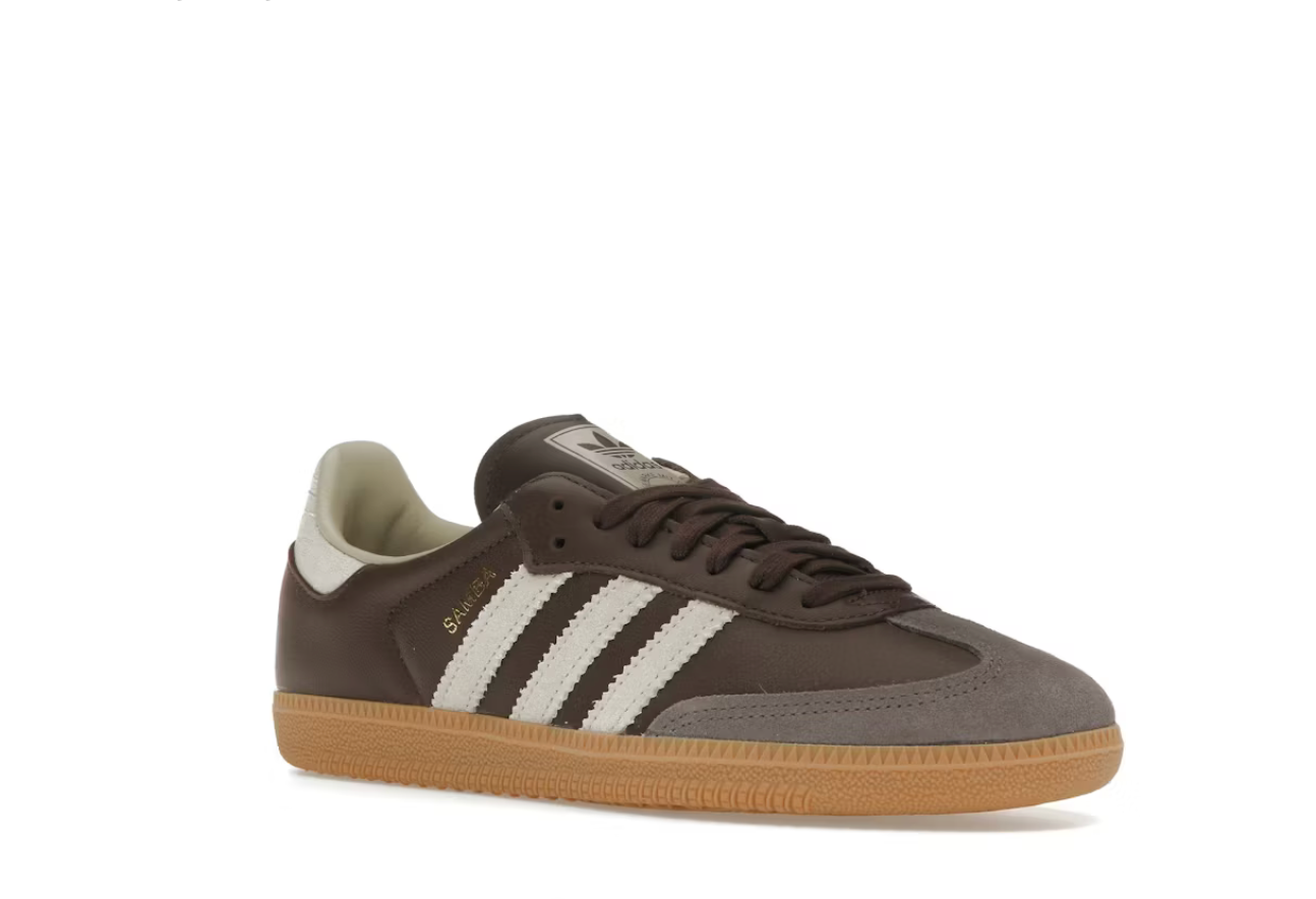 Adidas Samba OG White Brown Putty Grey