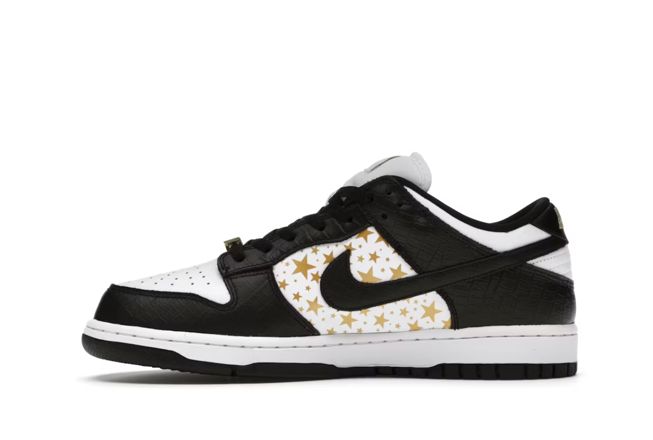 Nike SB Dunk Low Stelle Supreme Nere