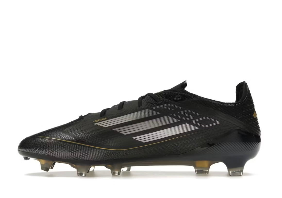 Adidas Adizero F50 Elite FG Core Nero Ferro Metallico Oro