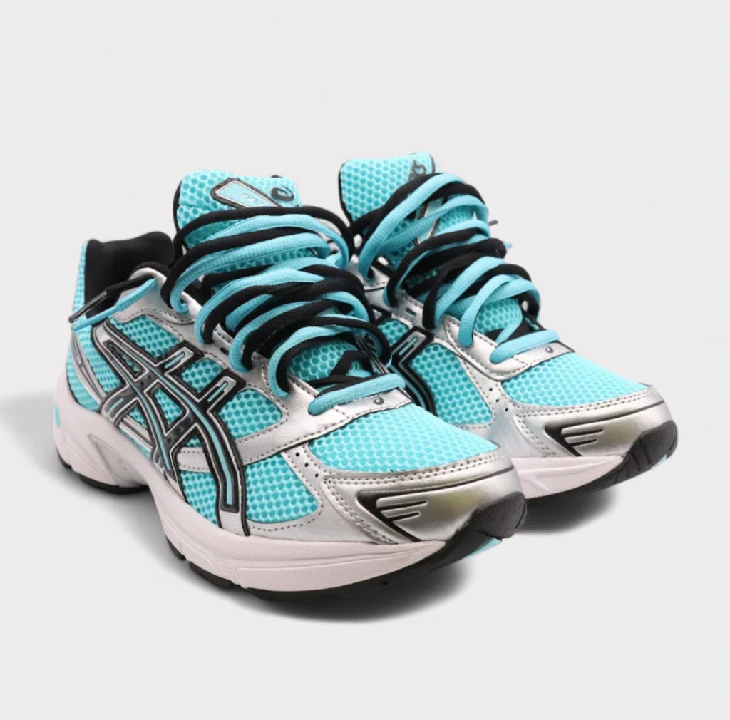 ASICS Gel-1130-Larimar Blue Silver Double Laces