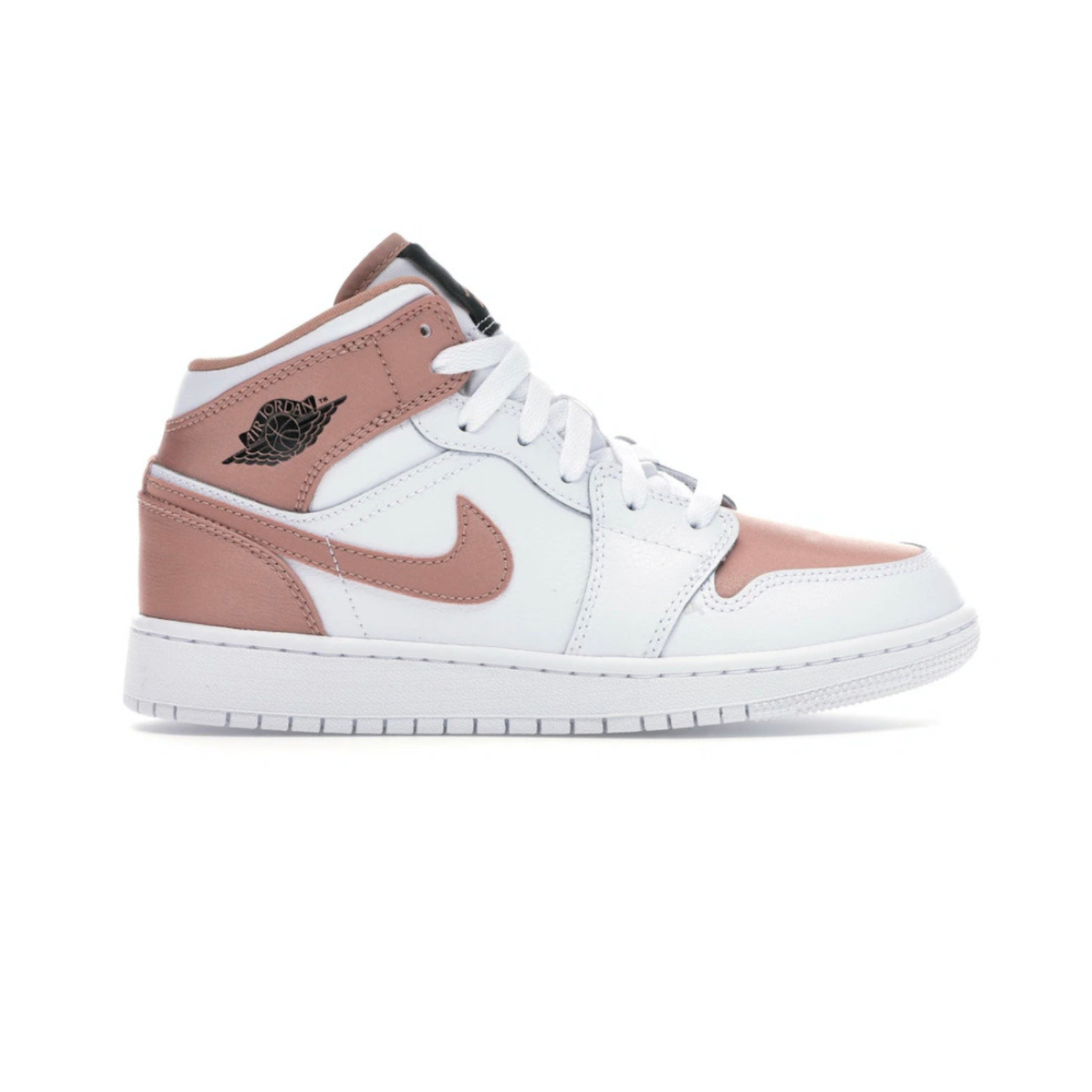 Jordan 1 Mid White Rose Gold