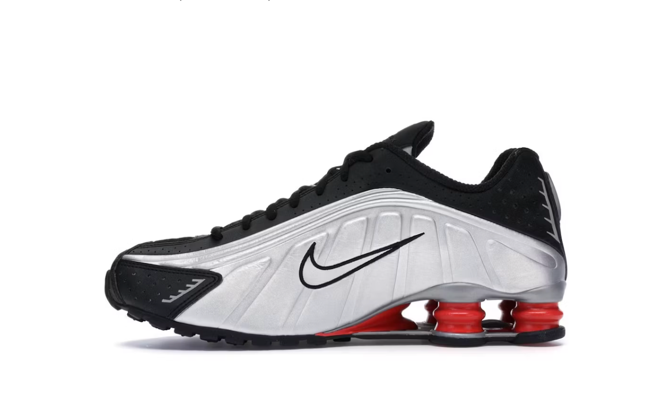 Nike Shox R4 Black Metallic Silver