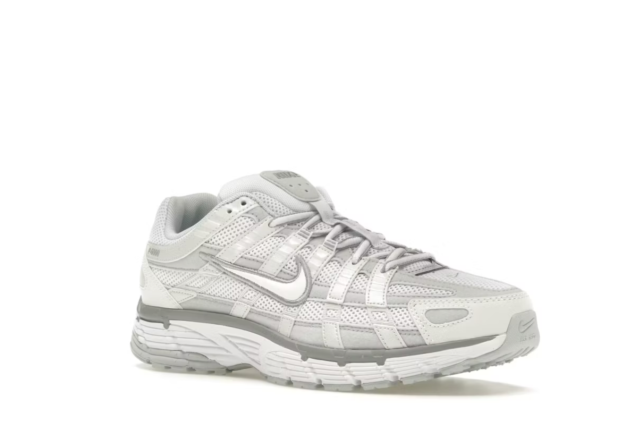 Nike P6000 Metallic Summit White Wolf Grey