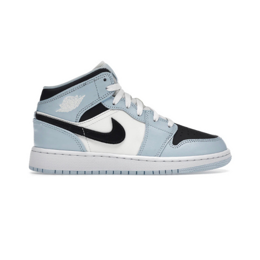 Jordan 1 Mid Ice Blue Black