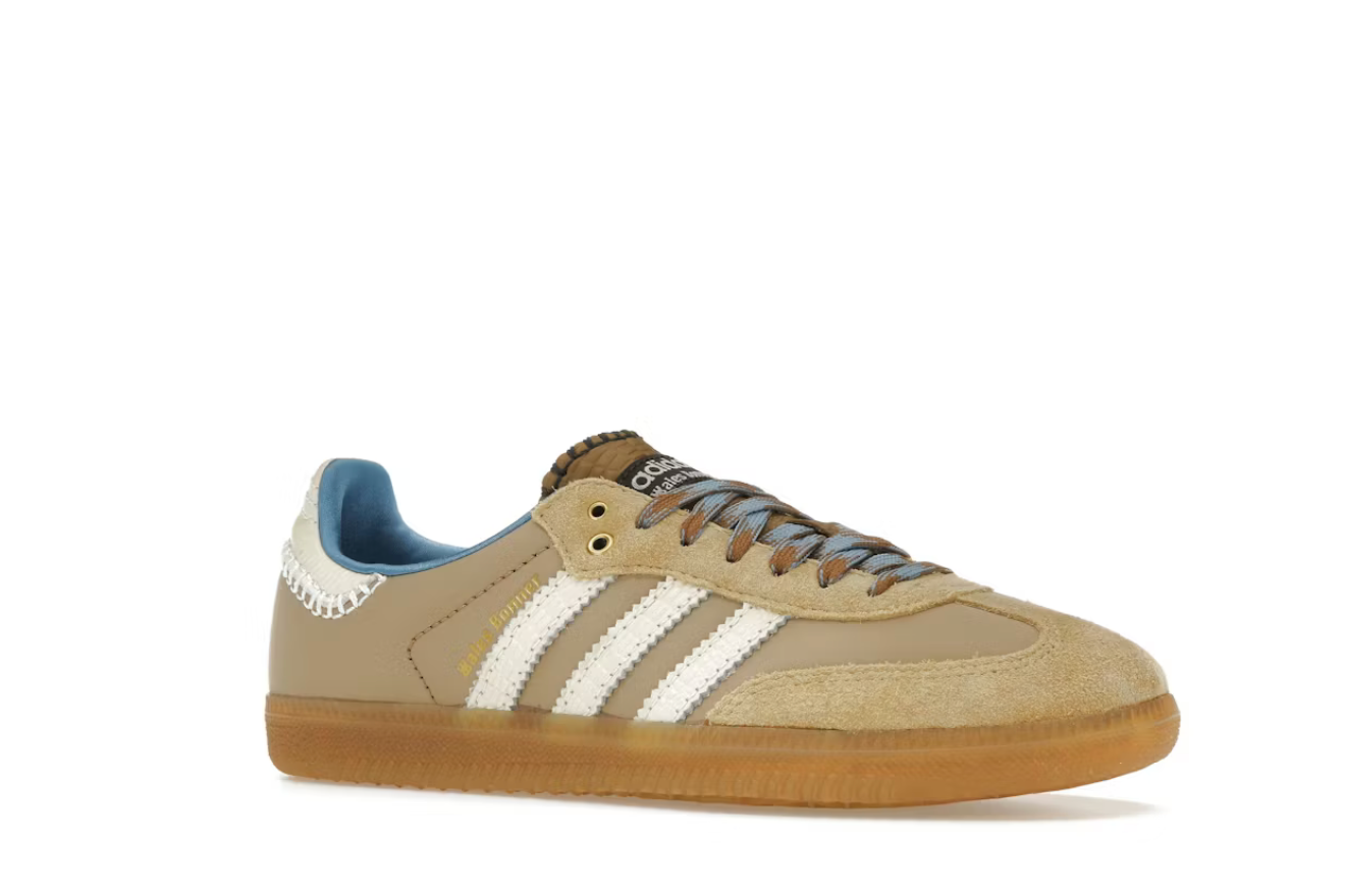 Adidas Samba OG Nylon Wales Bonner Desert White Ash Blue