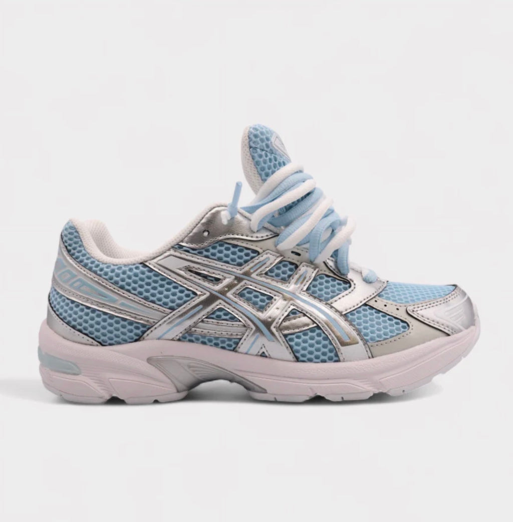 ASICS Gel-1130 Faded Denim Pure Silver Double Laces
