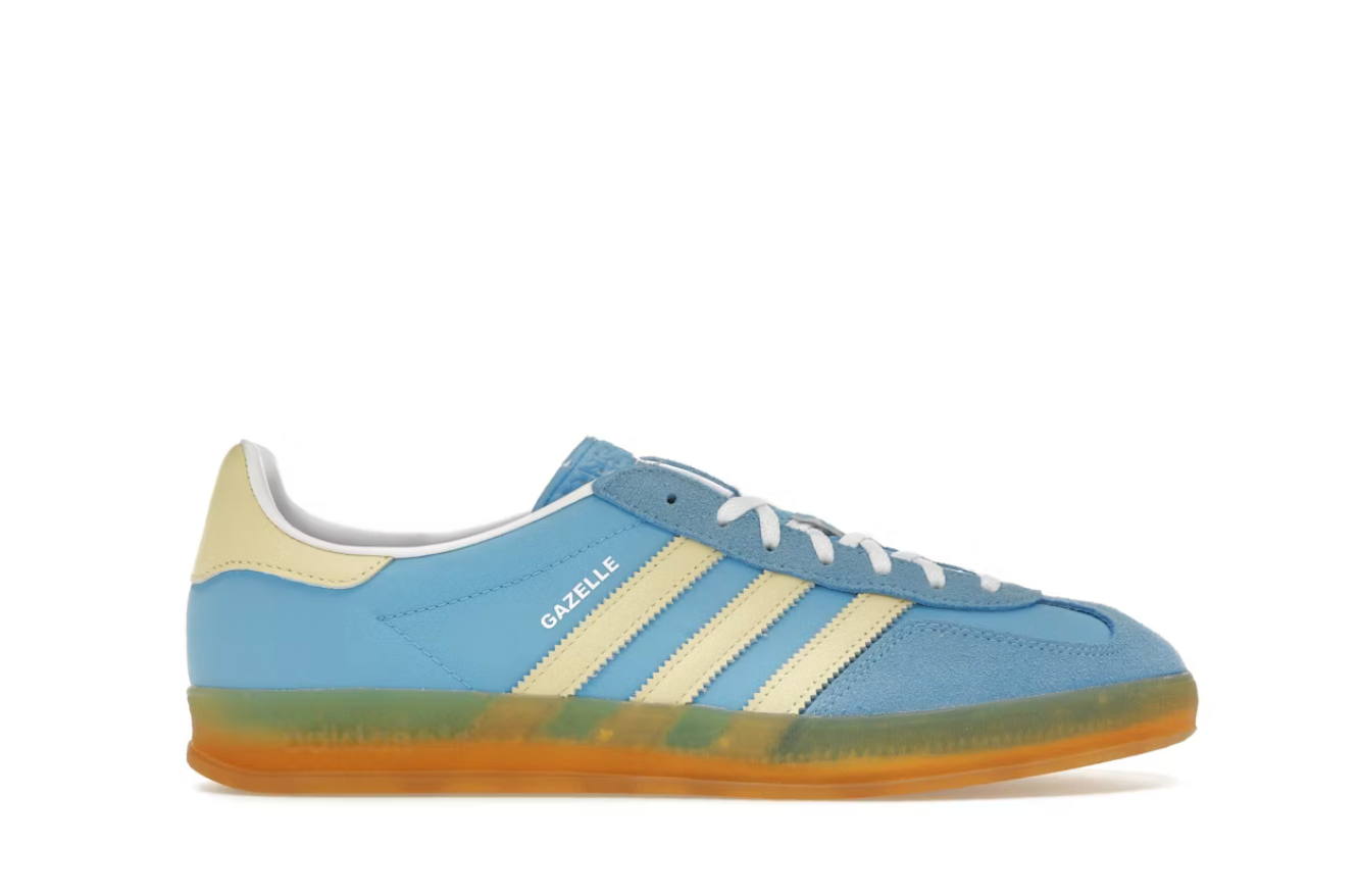 Adidas Gazelle Indoor Semi Blue Yellow White