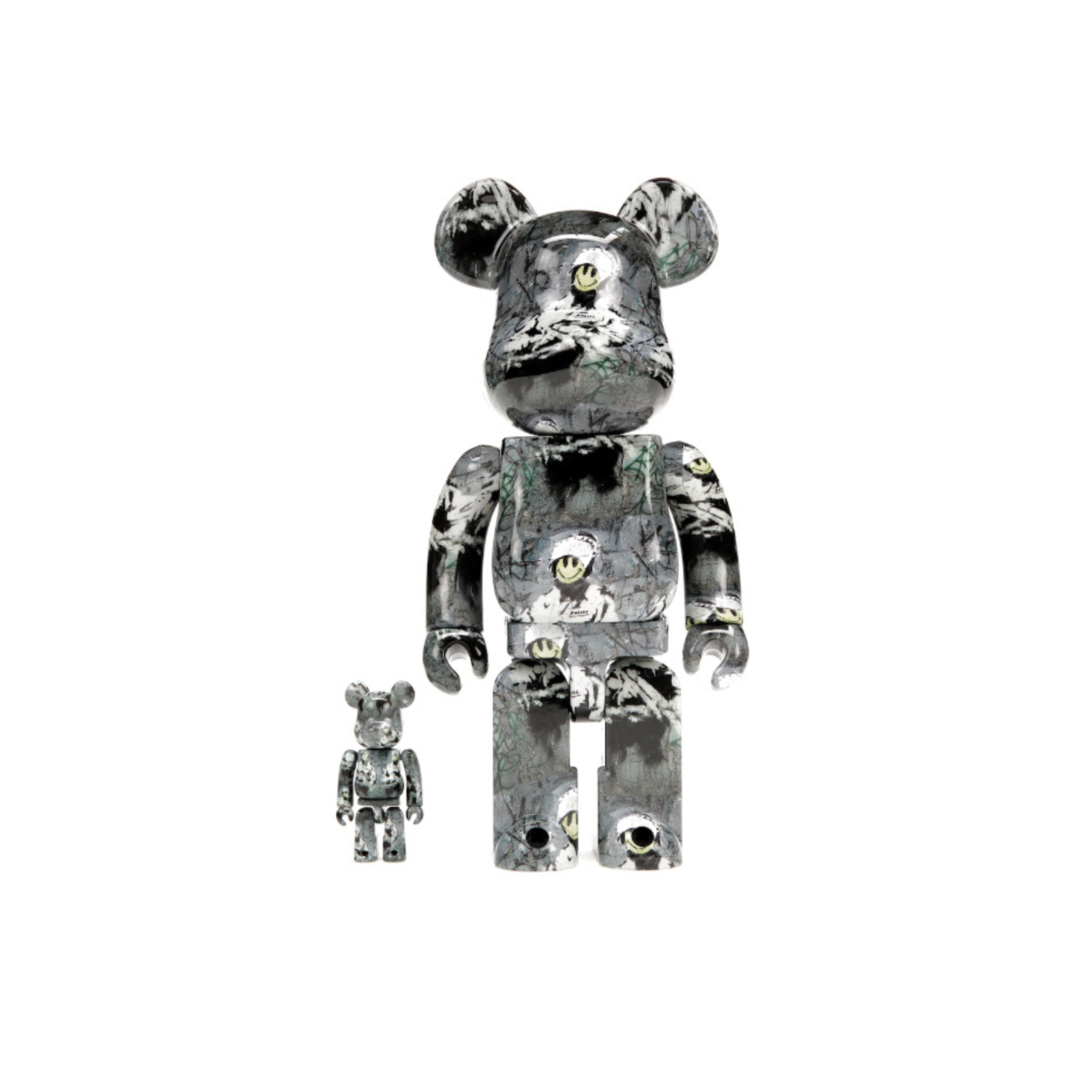 Bearbrick Riot Cop 100% & 400% Set