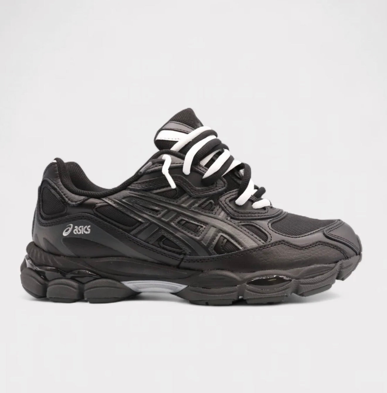 ASICS Gel-NYC-Graphite Black Double Laces