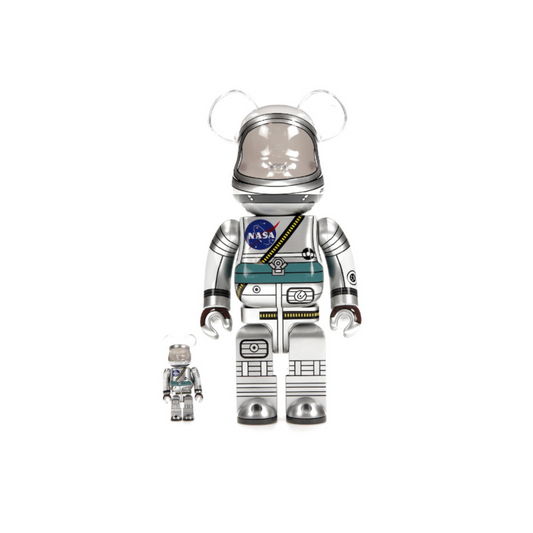 Bearbrick Mercury Astronaut 100% & 400% Set