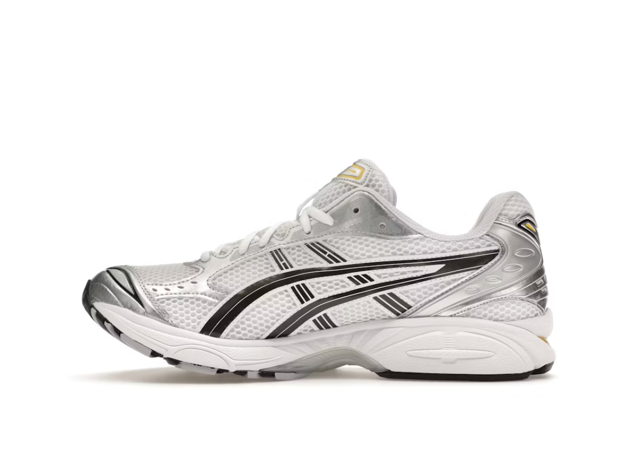 Asics Gel-Kayano 14 White Tai Chi Yellow