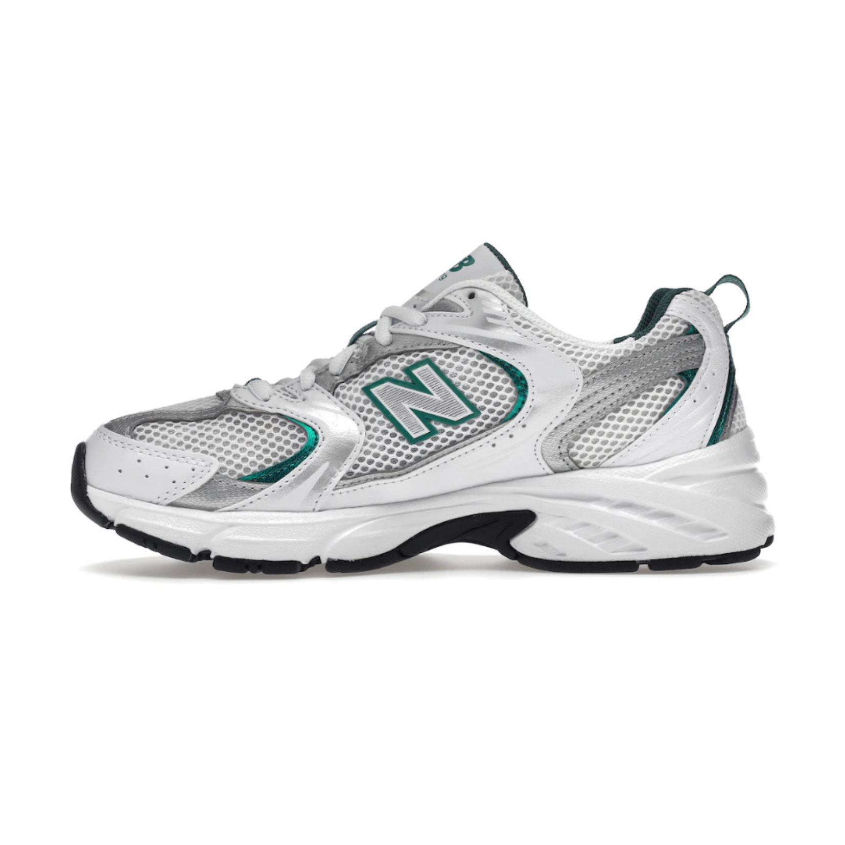 New Balance 530 White Silver Green