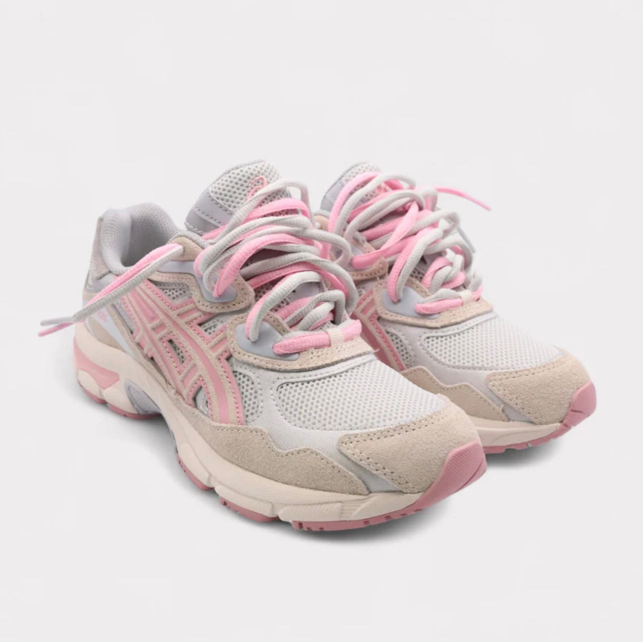Asics NYC Pink Coneflower Pink Double Laces