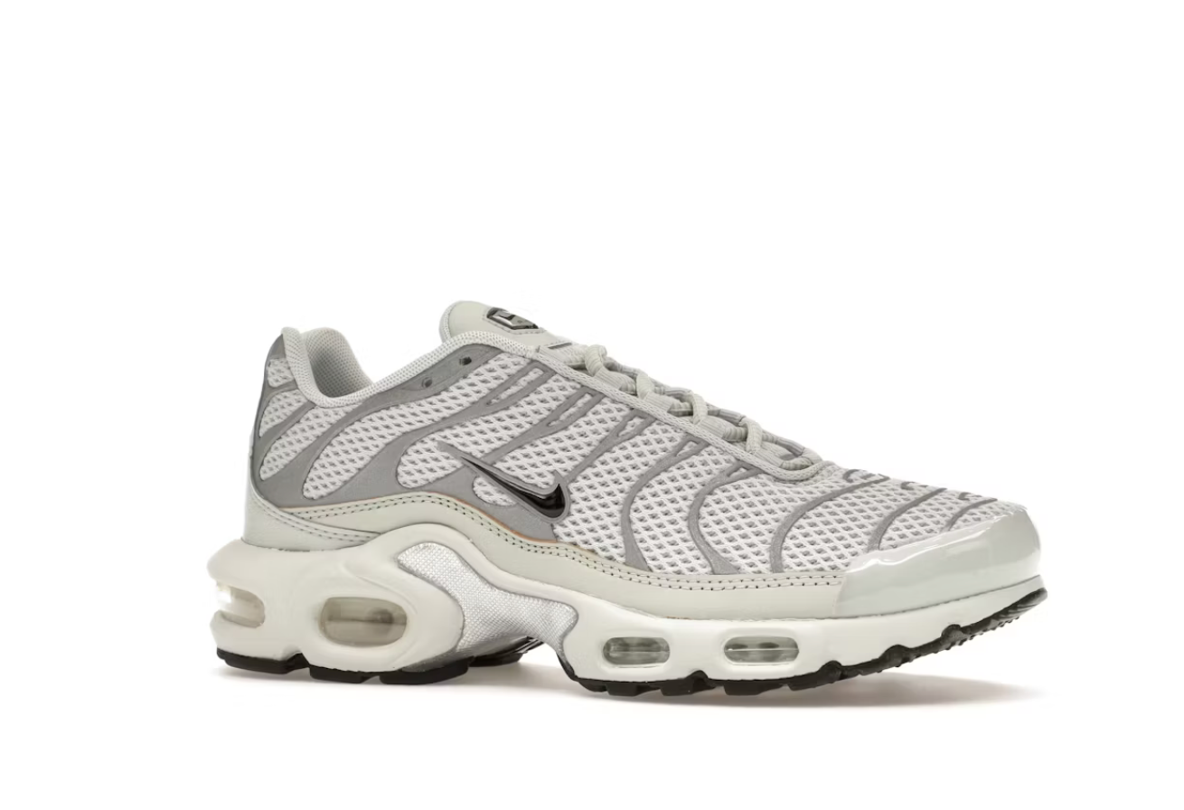 Nike Air Max Plus Light Silver Chrome White Black