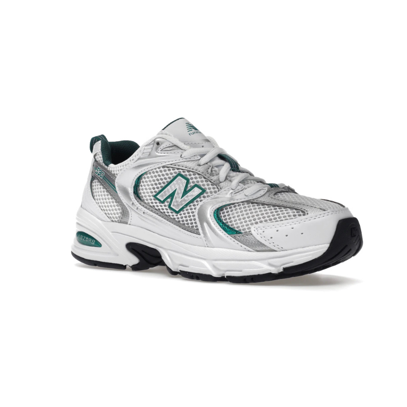 New Balance 530 White Silver Green