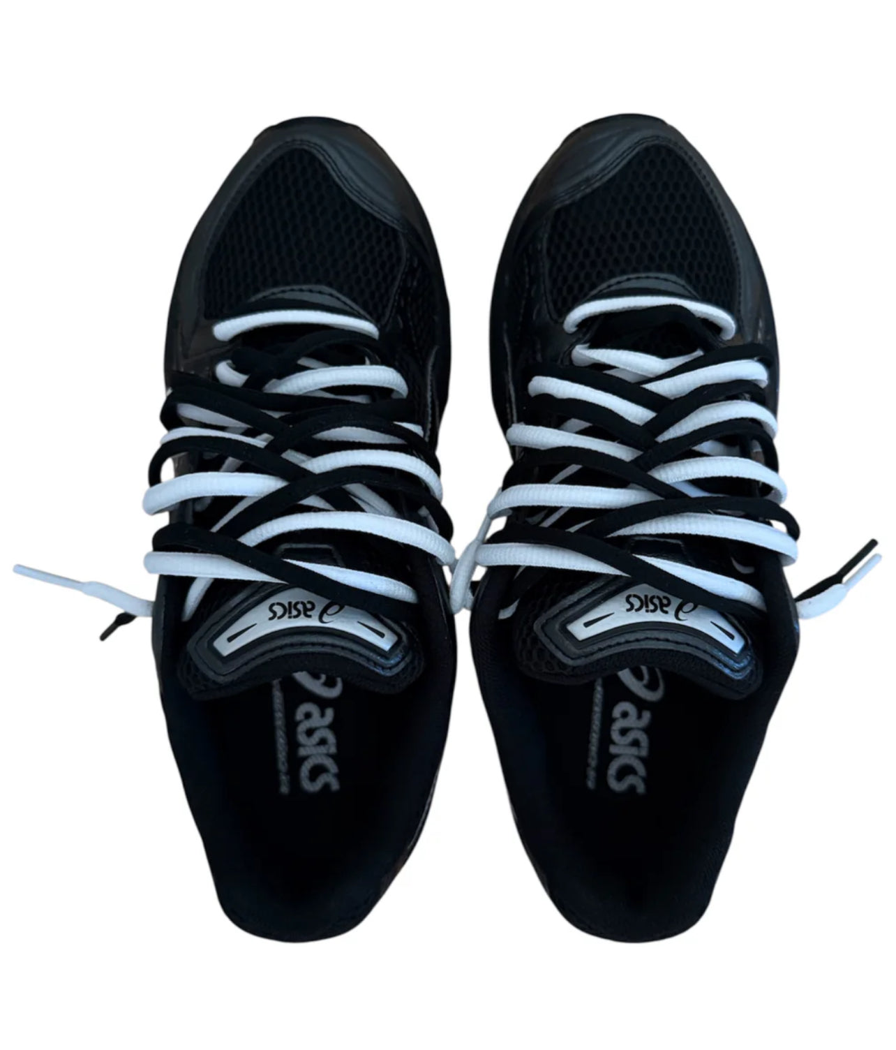 ASICS Gel-Kayano 14-Black Pure Silver Double Laces