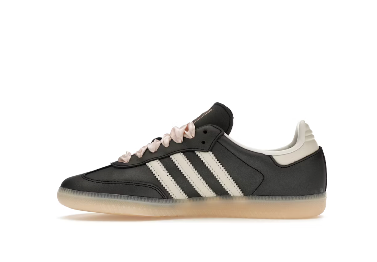 Adidas Samba OG Black Pink Ribbon Laces