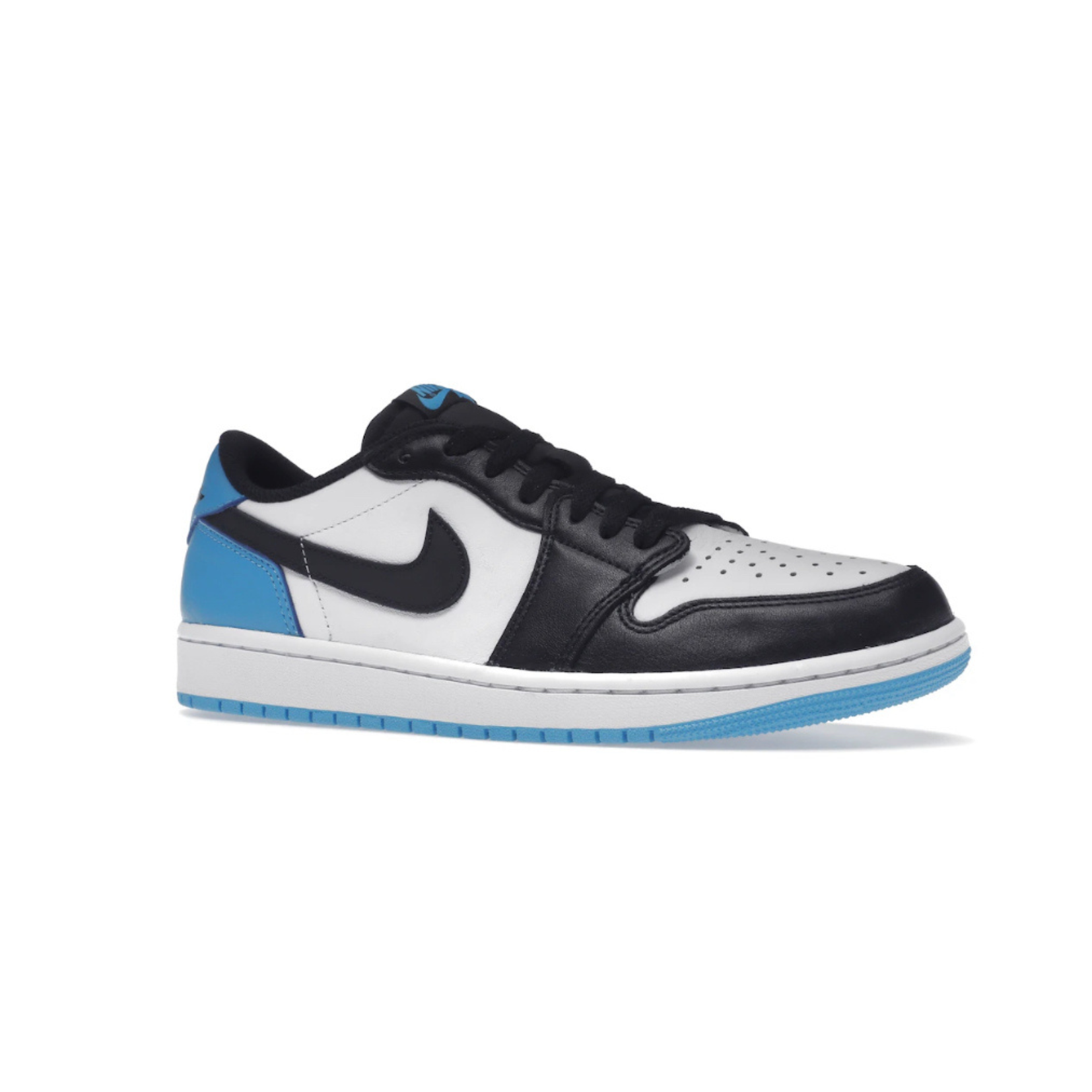 Jordan 1 Retro Low OG Black Dark Powder Blue