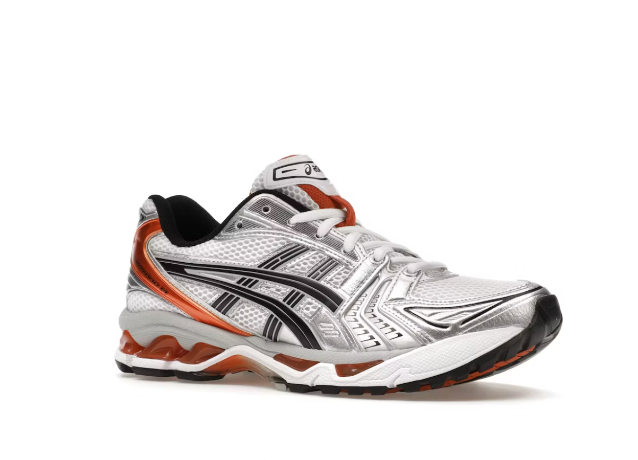 Asics Gel-Kayano 14 White Piquant Orange