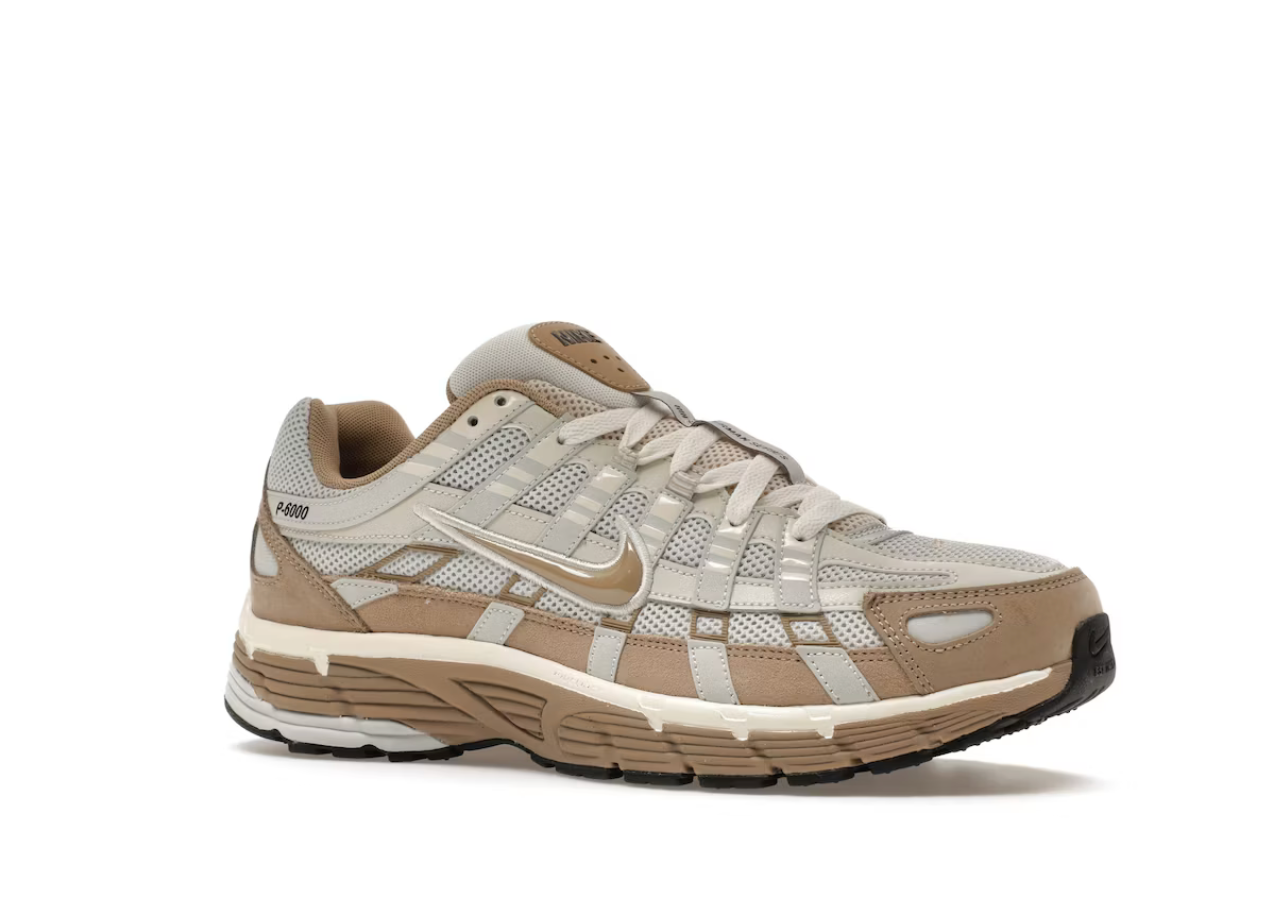 Nike P6000 Photon Dust Khaki Light Bone Baroque Brown White