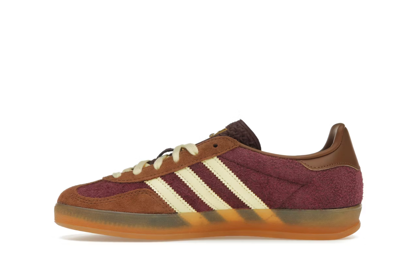 Adidas Gazelle Indoor Maroon Almost Yellow Brown