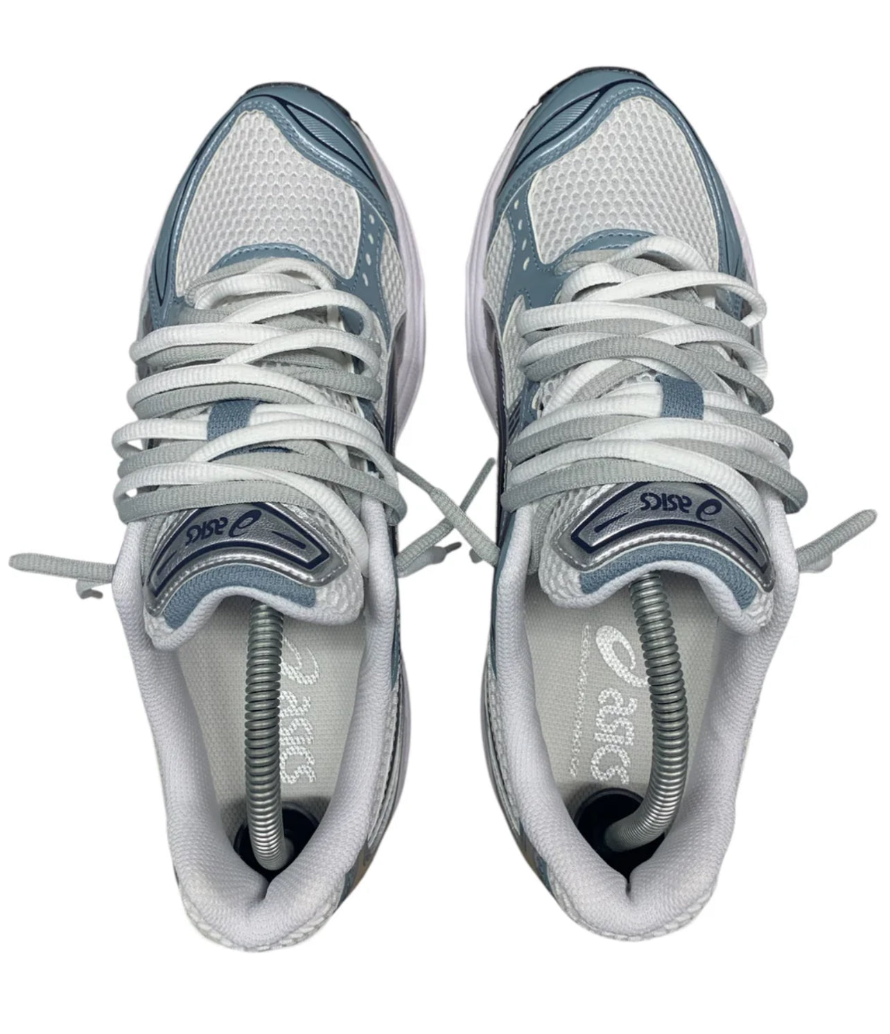 ASICS Gel-Kayano 14-White Fjord Grey Double Laces