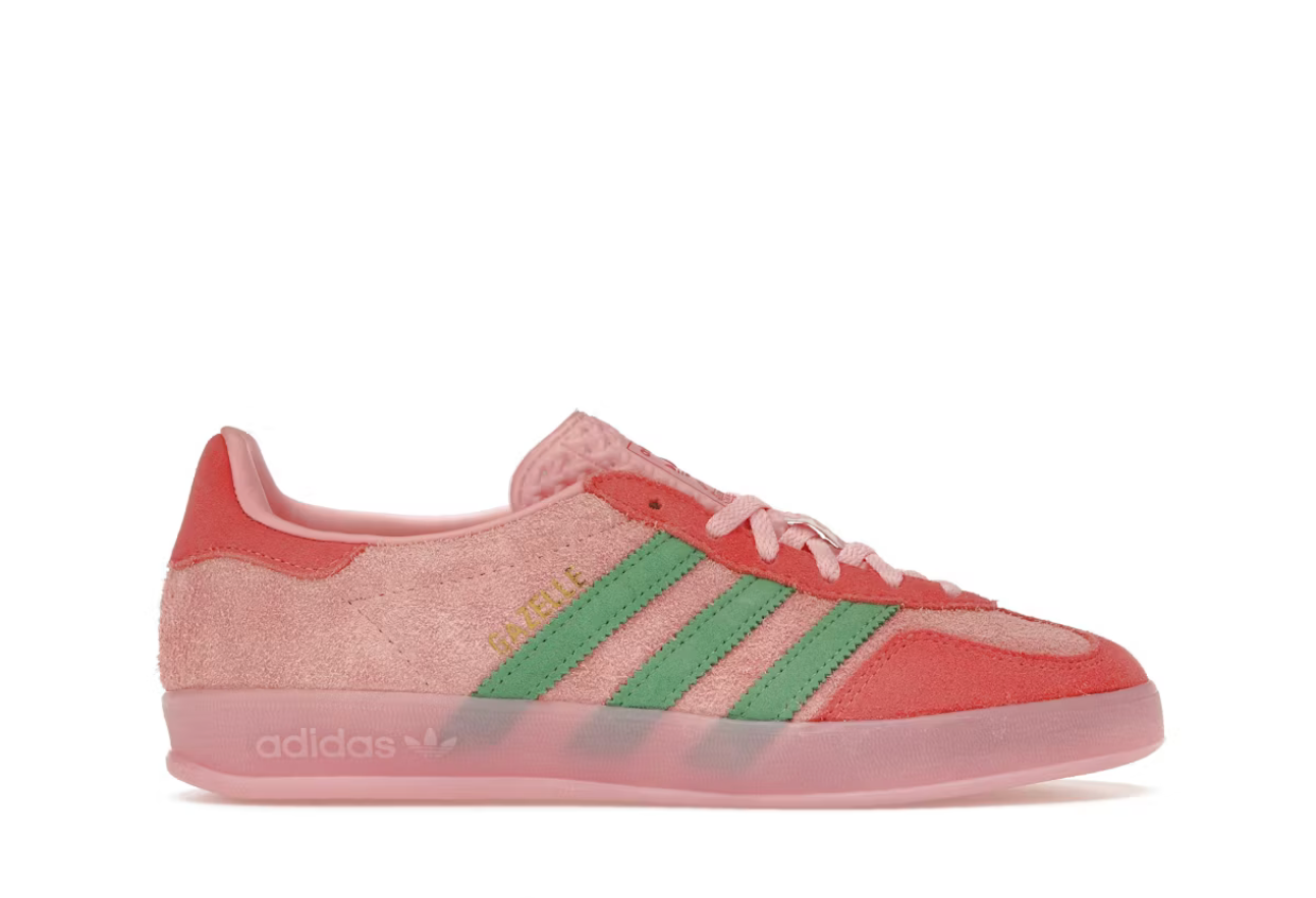 Adidas Gazelle Indoor Semi Pink Spark Preloved Scarlet