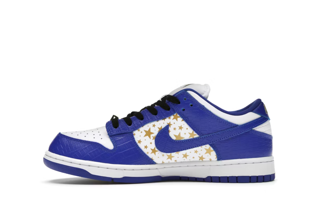 Nike SB Dunk Low Supreme Stars Hyper Royal