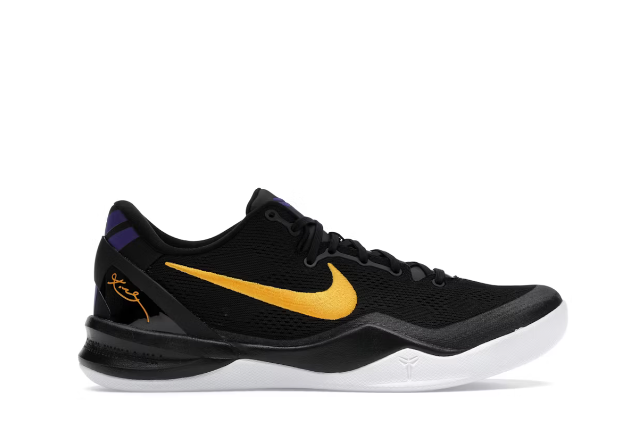 Nike Kobe 8 Lakers Protro Black University Gold