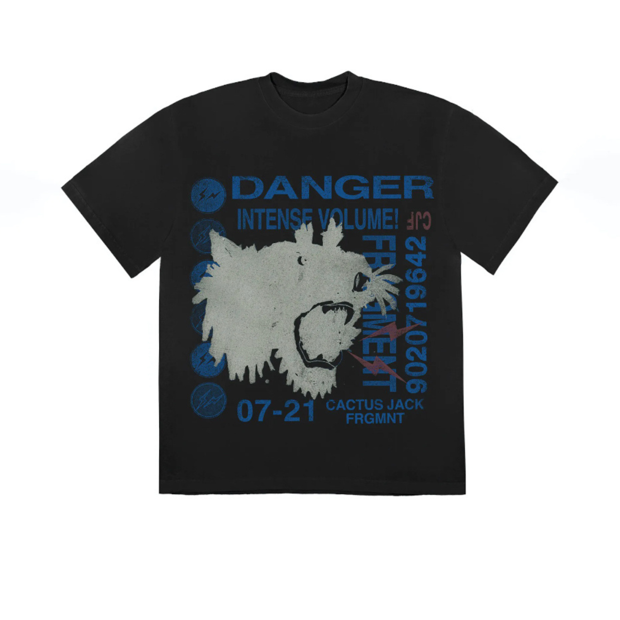 Travis Scott Cactus Jack Fragment Danger T-shirt