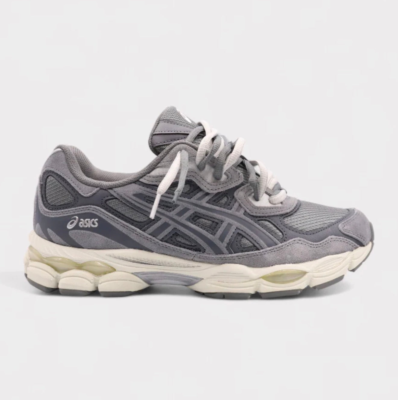 ASICS Gel-NYC-Steel Grey Carrier Grey Double Laces